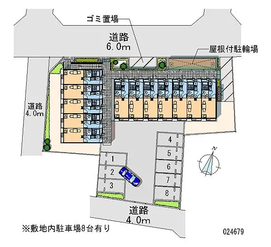 ★手数料０円★東村山市富士見町　月極駐車場（LP）